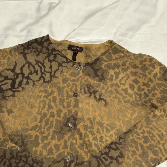 Vintage Escada Cardigan Sweater - Picture 2 of 5